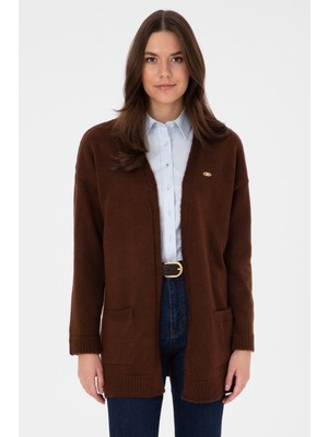 U.s. Polo Assn. Kadın Kahverengi Hırka (Triko) 50314660-VR029