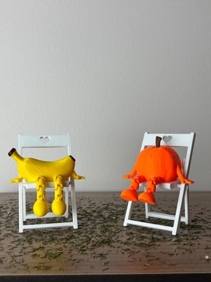 PremiumPort Büyük Boy 4’lü Meyve Temalı Mutfak Dekorasyonu Seti