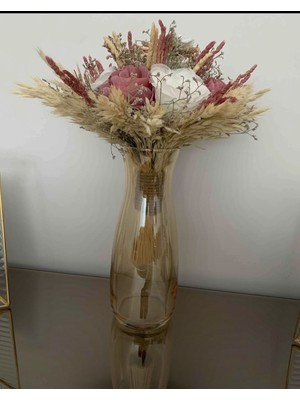 PremiumPort Şık ve Zarif 22 cm Vazo, Dekoratif ve Çekici Tasarım