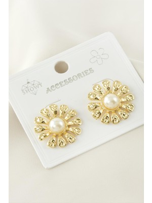 Freedom Store Papatya Metal Küpe