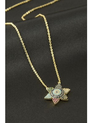 Freedom Store Yıldız Zirkon Taşlı Kolye