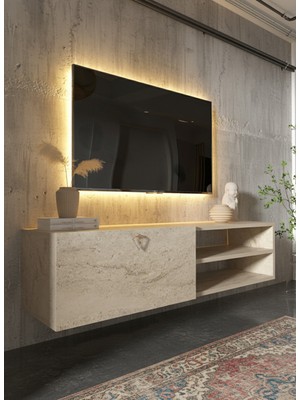 Resital Tv Ünitesi S1244-8 Traverten