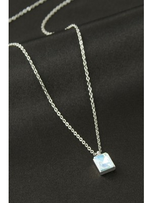 Freedom Store Dikdörtgen Cam Kolye