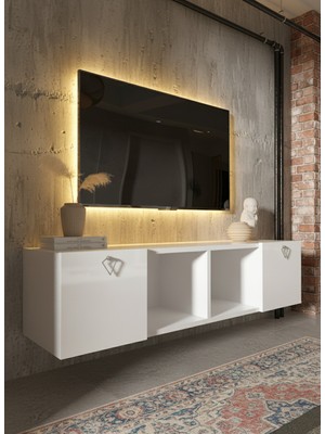Resital Tv Ünitesi S1243-1 Beyaz