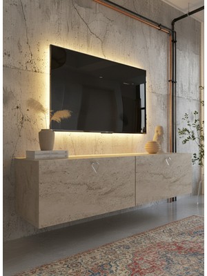 Resital Tv Ünitesi S1245-8 Traverten