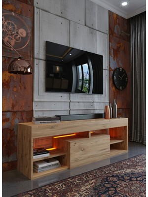 Resital Ledli Tv Ünitesi L1501-6 Çam