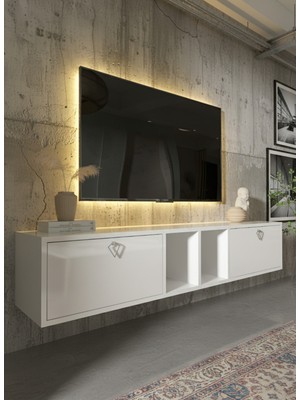 Resital Tv Ünitesi S1833-1 Beyaz