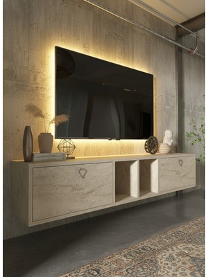Resital Tv Ünitesi S1833-8 Traverten