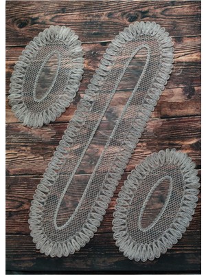 PremiumPort Gri 3'lü Sehpa Takımı, Şık ve Kullanışlı Ev Dekorasyonu Seti