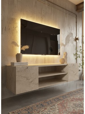 Resital Tv Ünitesi S1242-6 Traverten