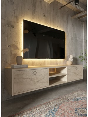 Resital Tv Ünitesi S1830-8 Traverten