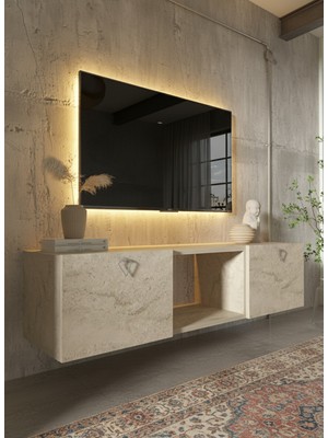 Resital Tv Ünitesi S1239-6 Traverten