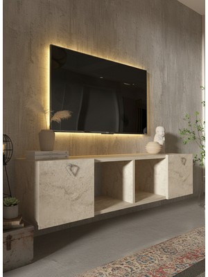 Resital Tv Ünitesi S1243-6 Traverten