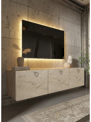 Resital Tv Ünitesi S1837-8 Traverten