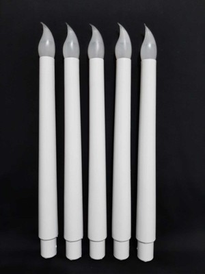 PremiumPort Pilli LED Şamdan, 28 Cm, Sarı Gün Işığı, Işıklandırma Aksesuarı