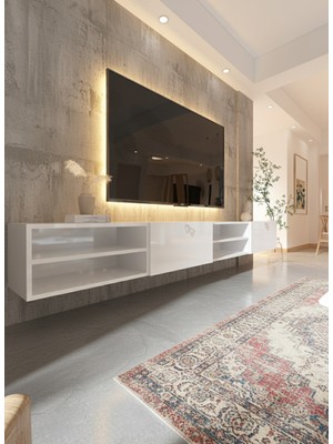 Resital Tv Ünitesi S2447-1 Beyaz