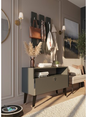 Resital Portmanto Vestiyer - GP7004-4 - Antrasit Silver