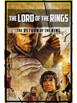 Allians Yüzüklerin Efendisi: Kralın Dönüşü 500 Parça Puzzle Film Posteri