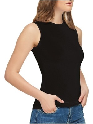 Elit Siyah Sıfırkol Kadın Body 2201-SİYAH-S