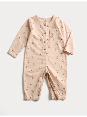 Marks & Spencer Saf Pamuk Peter Rabbit Bebek Tulumu (0‑3 Yaş)