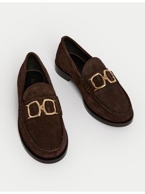 Marks & Spencer Süet Detaylı Loafer Ayakkabı