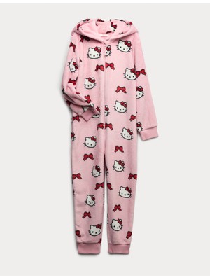 Marks & Spencer Hello Kitty Kapüşonlu Polar Tulum