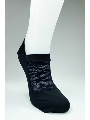 bebekokusu 3 Adet Önü Transparan Kadın Fantezi Desenli Babet Çorap