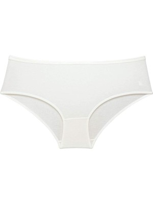 bebekokusu 3 Adet Kadın Yüksek Bel Bato Külot Gri Ten Krem