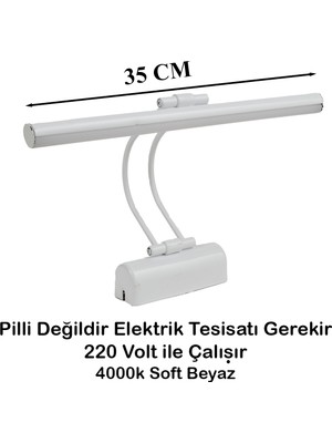PremiumPort 35 cm LED Duvar Lambası, Soft Beyaz Işık, Modern Tasarım