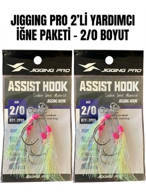 FB Cup 2/0 Karbon Çelik Assist Hook (Yardımcı Iğne) – 2’li Paket