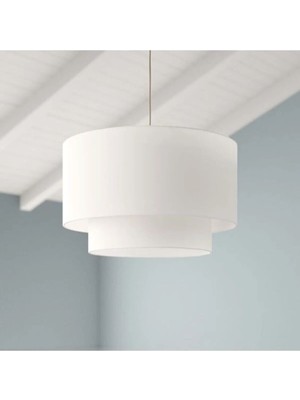 PremiumPort Iki Katlı Kumaş Başlık, Pasta ve Avize Tasarımı, Yatak ve Çocuk Odası Dekoru