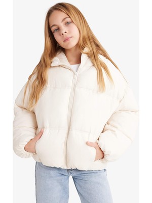 DeFacto Kapüşonlu Mont Kız Çocuk F5876A826SP