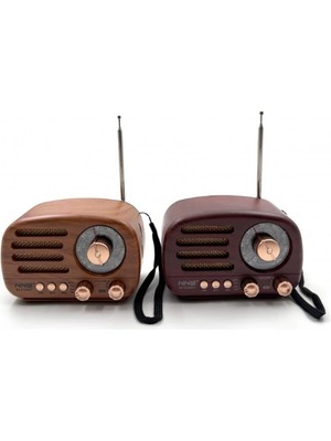 Najmaddin Ahşap Retro Radyo