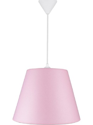 PremiumPort Şık Konik Kumaş Sarkıt Avize, Modern ve Zarif Aydınlatma Tasarımı