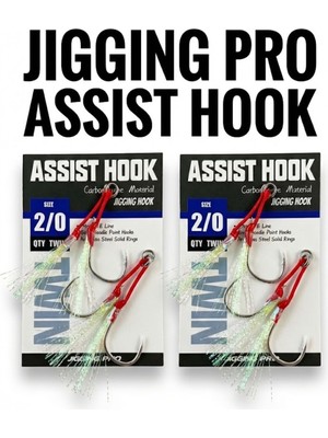 Fb Cup 2/0 Twin Assist Hook - 2 Paket Avantaj Seti