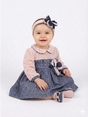 Grata Kız Çocuk Elbise 6-36 Ay 9071