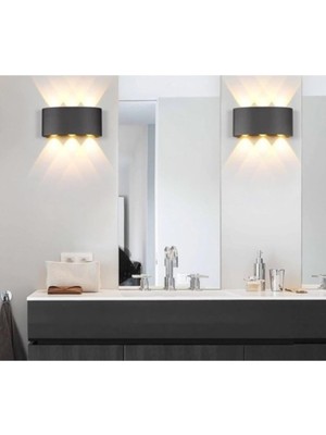 PremiumPort Enerji Tasarruflu 10W LED Aplik Duvar Aydınlatması, Şık ve Modern Tasarım