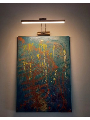 PremiumPort Sarı Işık Elektrikli Banyo Duvar Aynası Aydınlatmalı Tablo ve Aplik