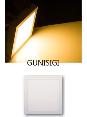 PremiumPort Enerji Tasarruflu 18W Kare LED Panel Spot Armatür, Şık ve Modern Tasarım