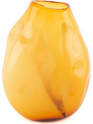 Oranj Degrade Cam Vazo 25X19X32 cm