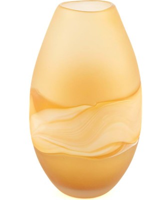 Mikasa Moor Oranj Buzlu Degrade Cam Vazo 17X28CM