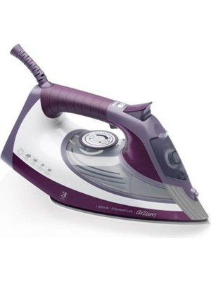 Arzum Steamart Lux Mor Seramik Tabanlı Ütü, Güçlü ve Şık Tasarım