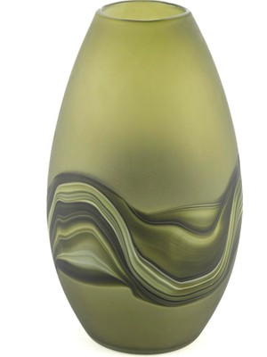 Mikasa Moor Yeşil Buzlu Degrade Cam Vazo 19X31CM