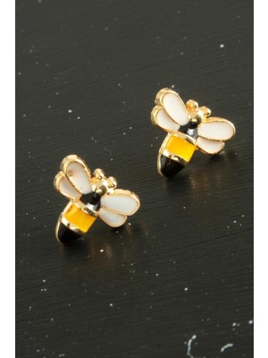 Nacario Arı Mineli Minik Küpe