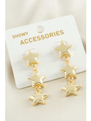 Nacario Yıldız Metal Küpe