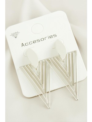 Nacario Üçgen Metal Küpe