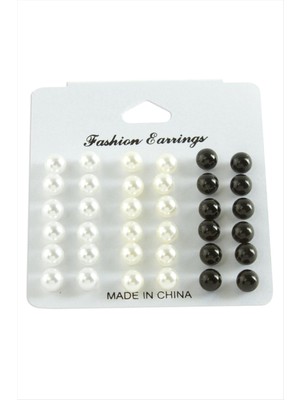 Nacario Kartlı Inci Küpe 36 Adet