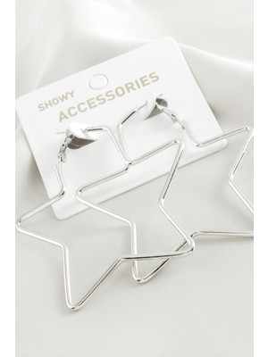 Nacario Yıldız Metal Küpe