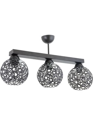 PremiumPort Retro Tarzda Selçuklu Motifli Rustik Avize, Şık ve Benzersiz Aydınlatma