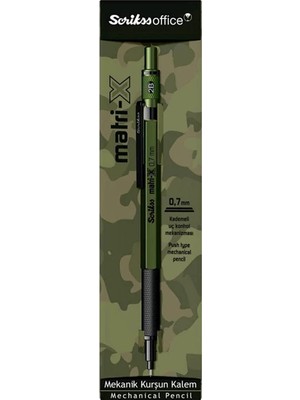 Getittir Mekanik Kurşun Kalem 0,7 mm Yeşil Pirinç Gövde Hafif ve Ergonomik Profesyonel Kullanım